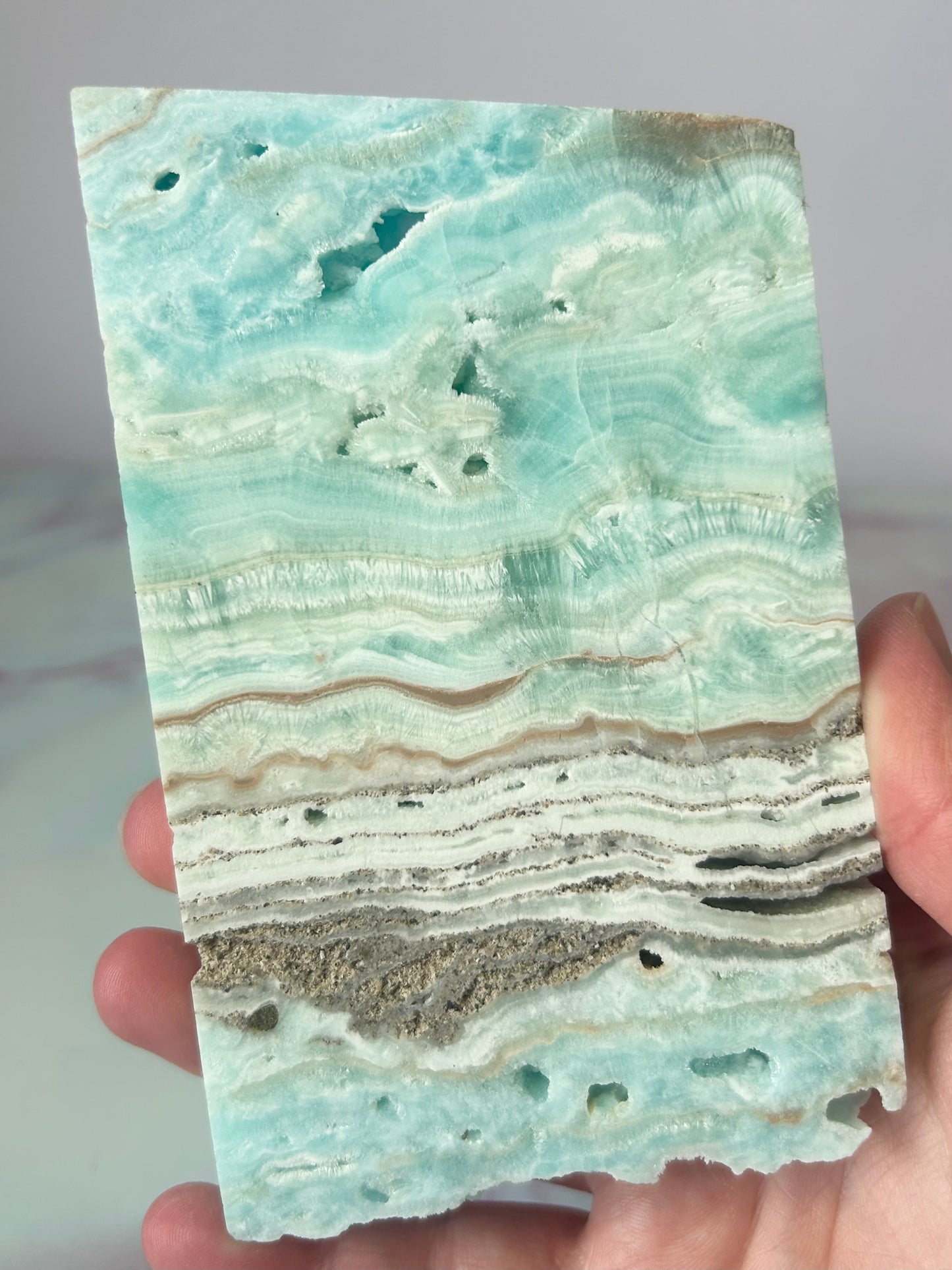 Hemimorphite Slab A