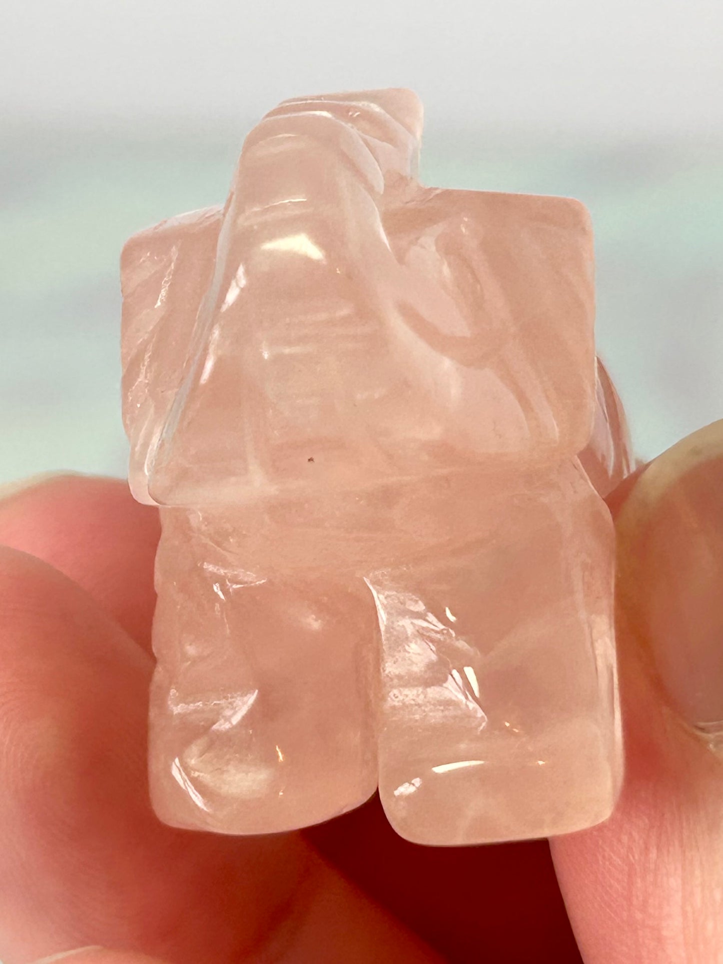 Rose Quartz Elephant