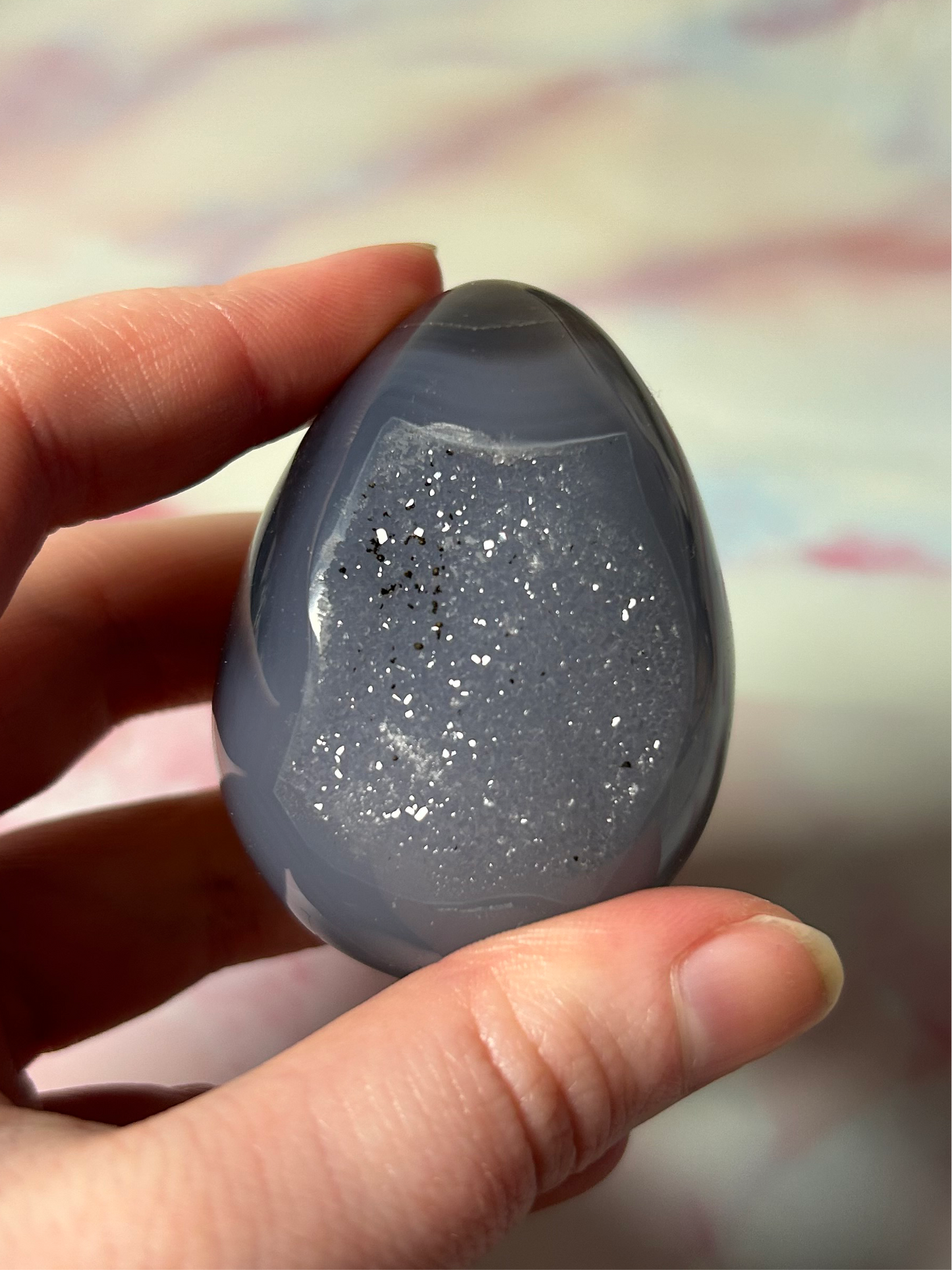 Druzy Agate Egg B