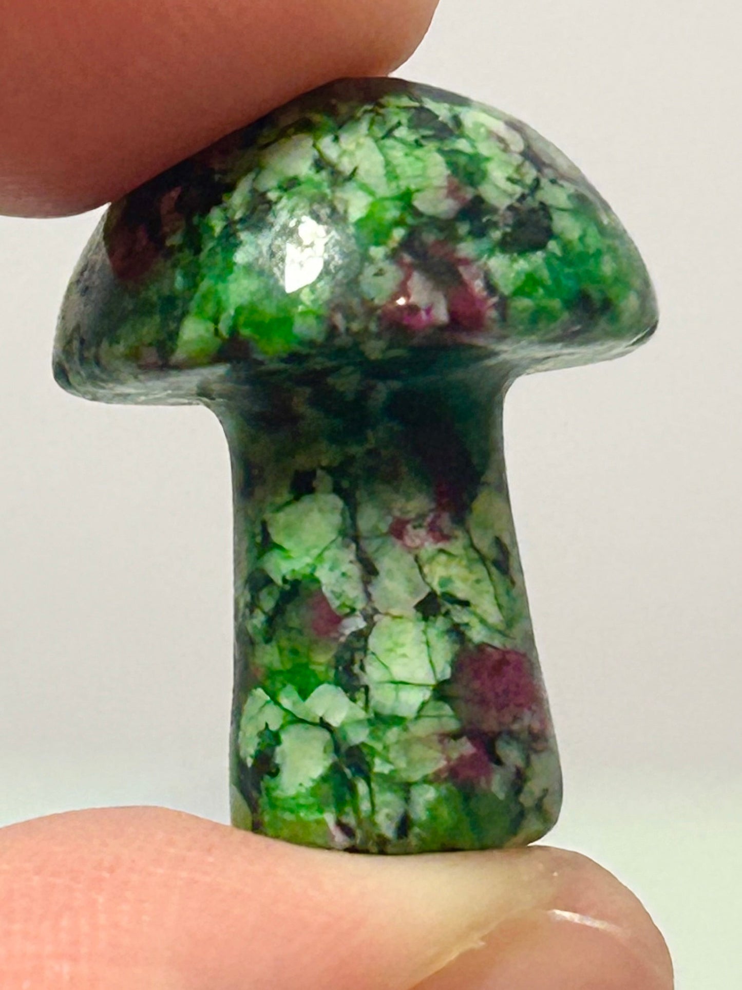 Ruby Zoisite Mushroom