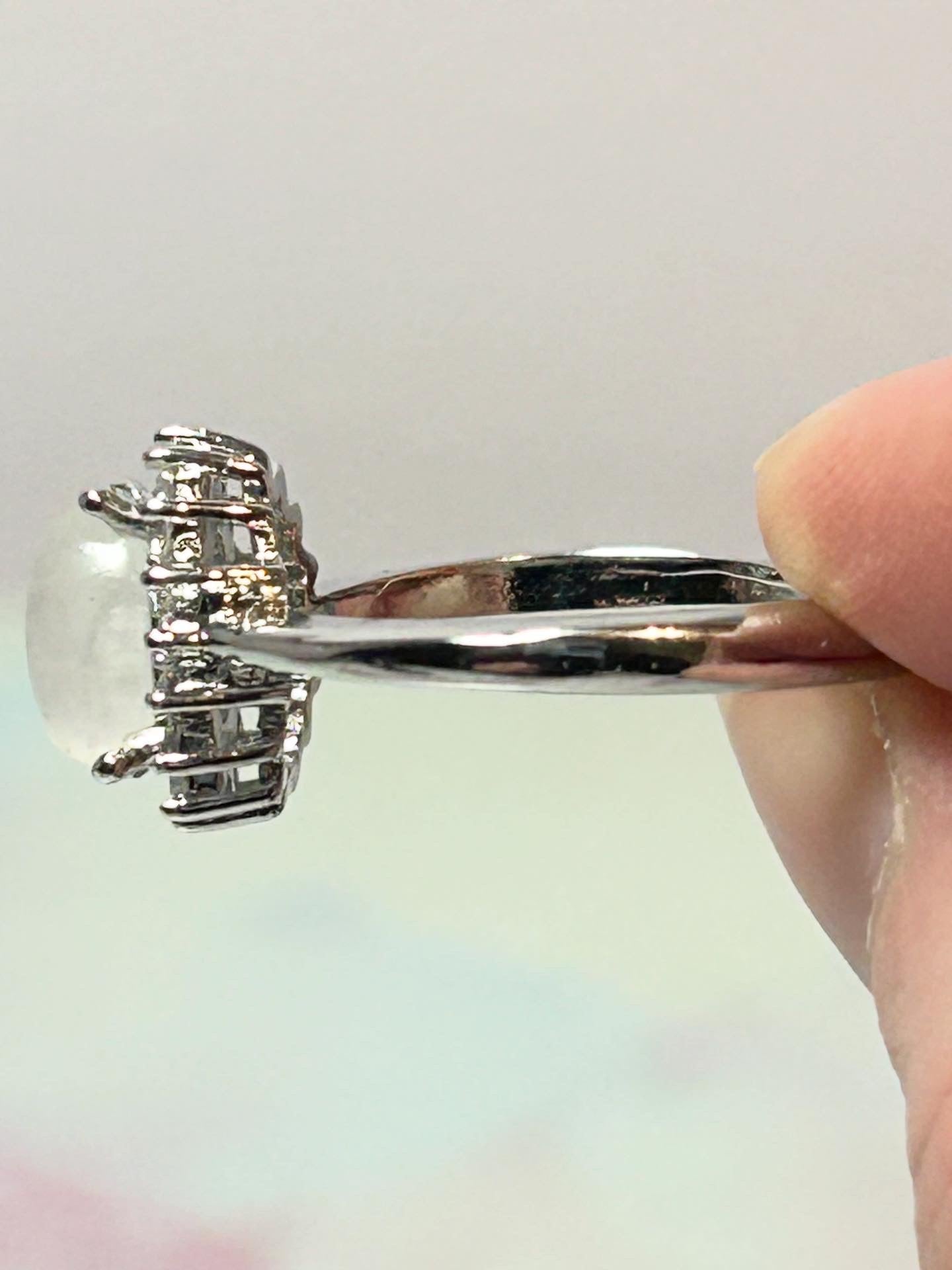 Moonstone Adjustable Ring