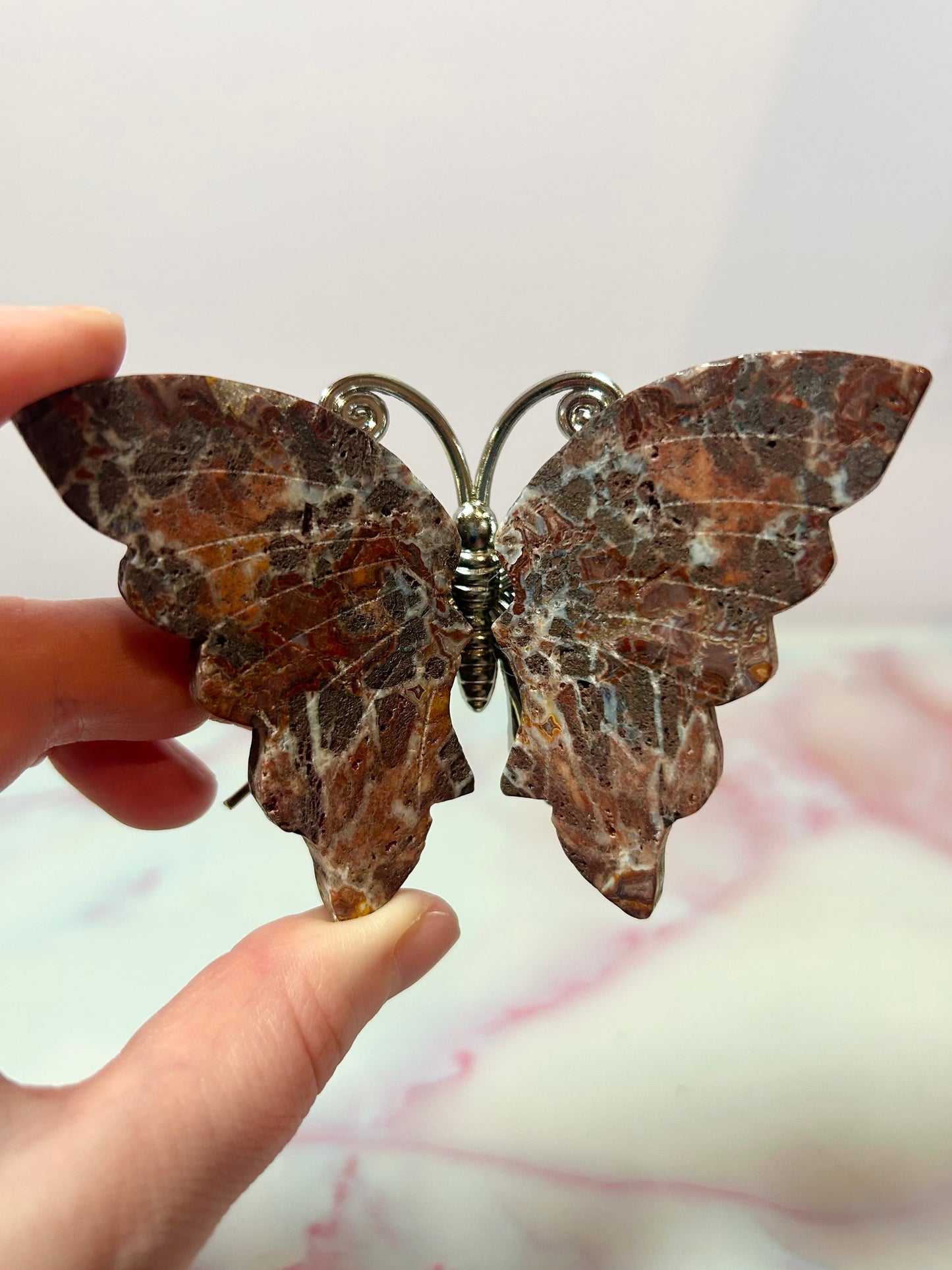 Mexican Agate Butterfly B