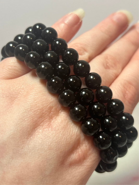Black Obsidian Bracelet 8mm