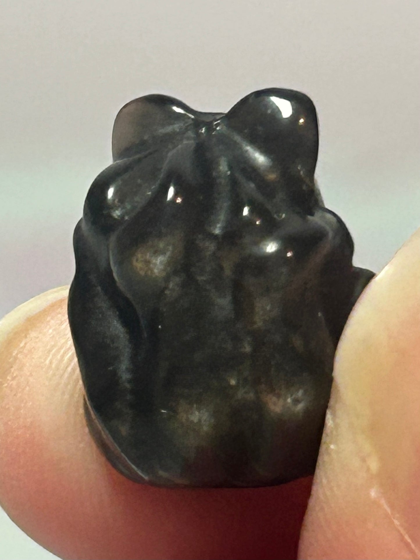 Silver Sheen Obsidian Fox