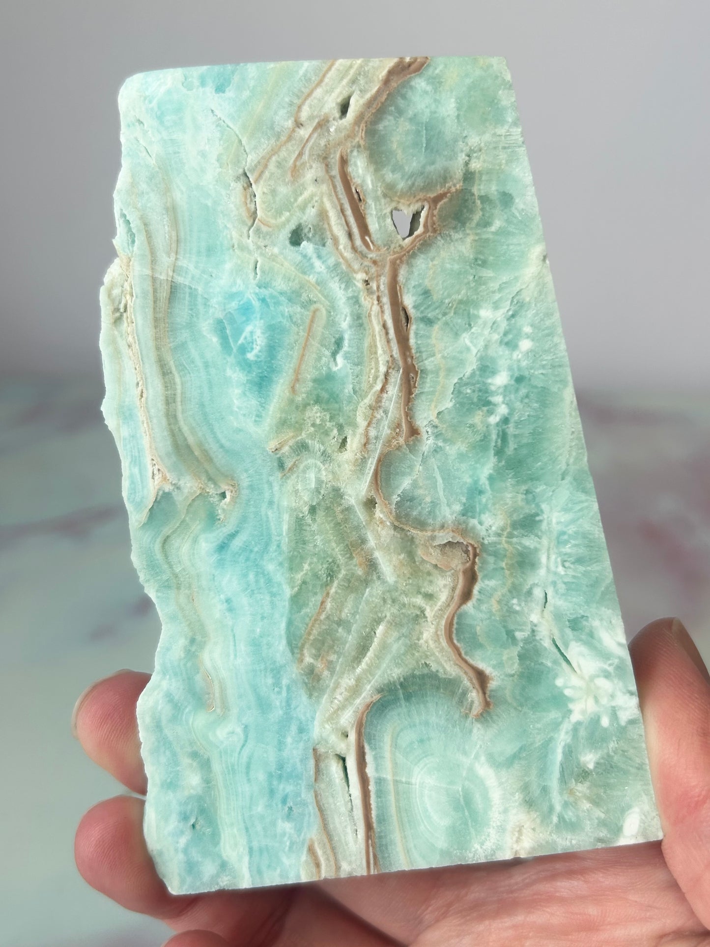Hemimorphite Slab D