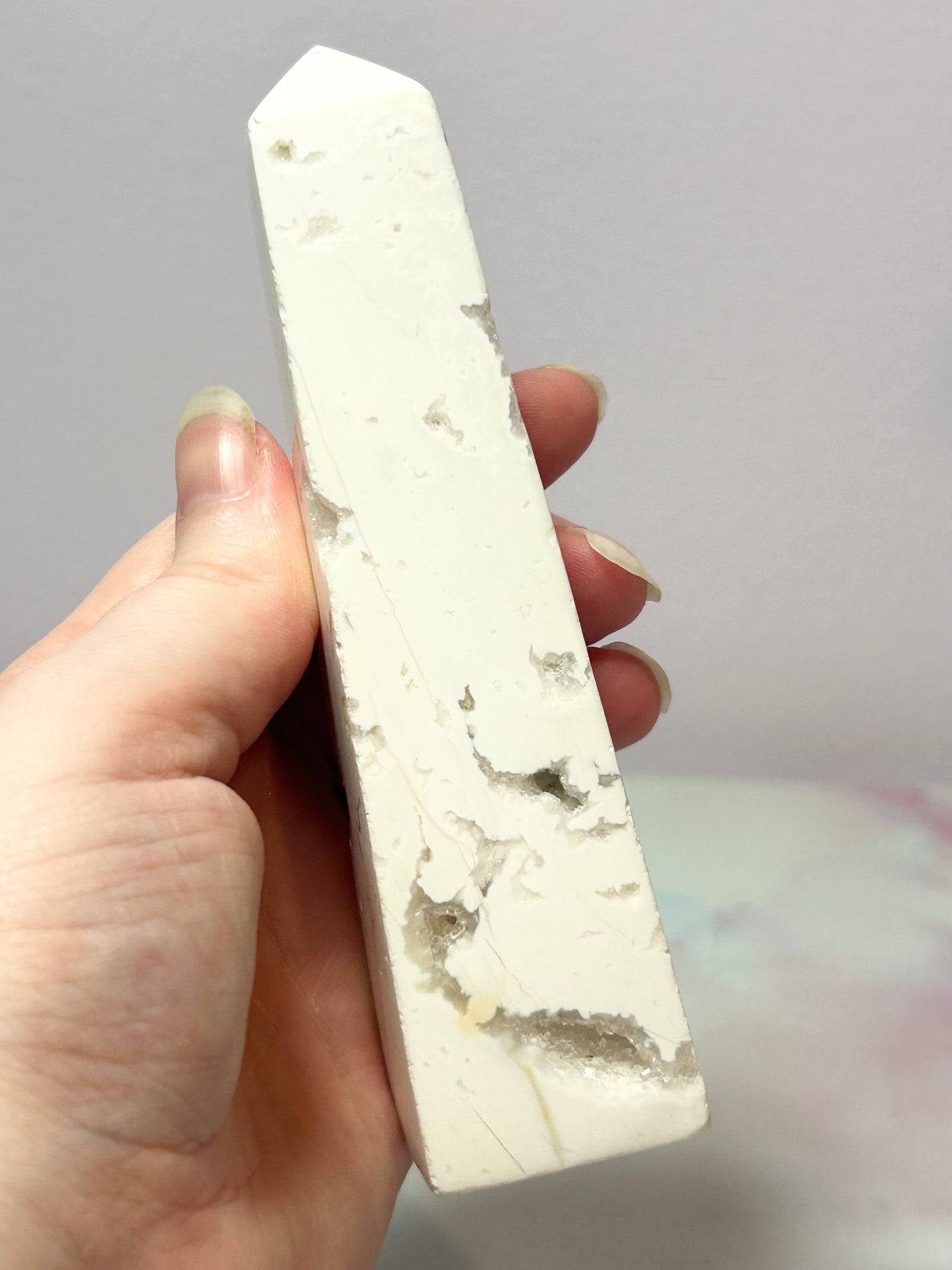 White Plume Agate Tower