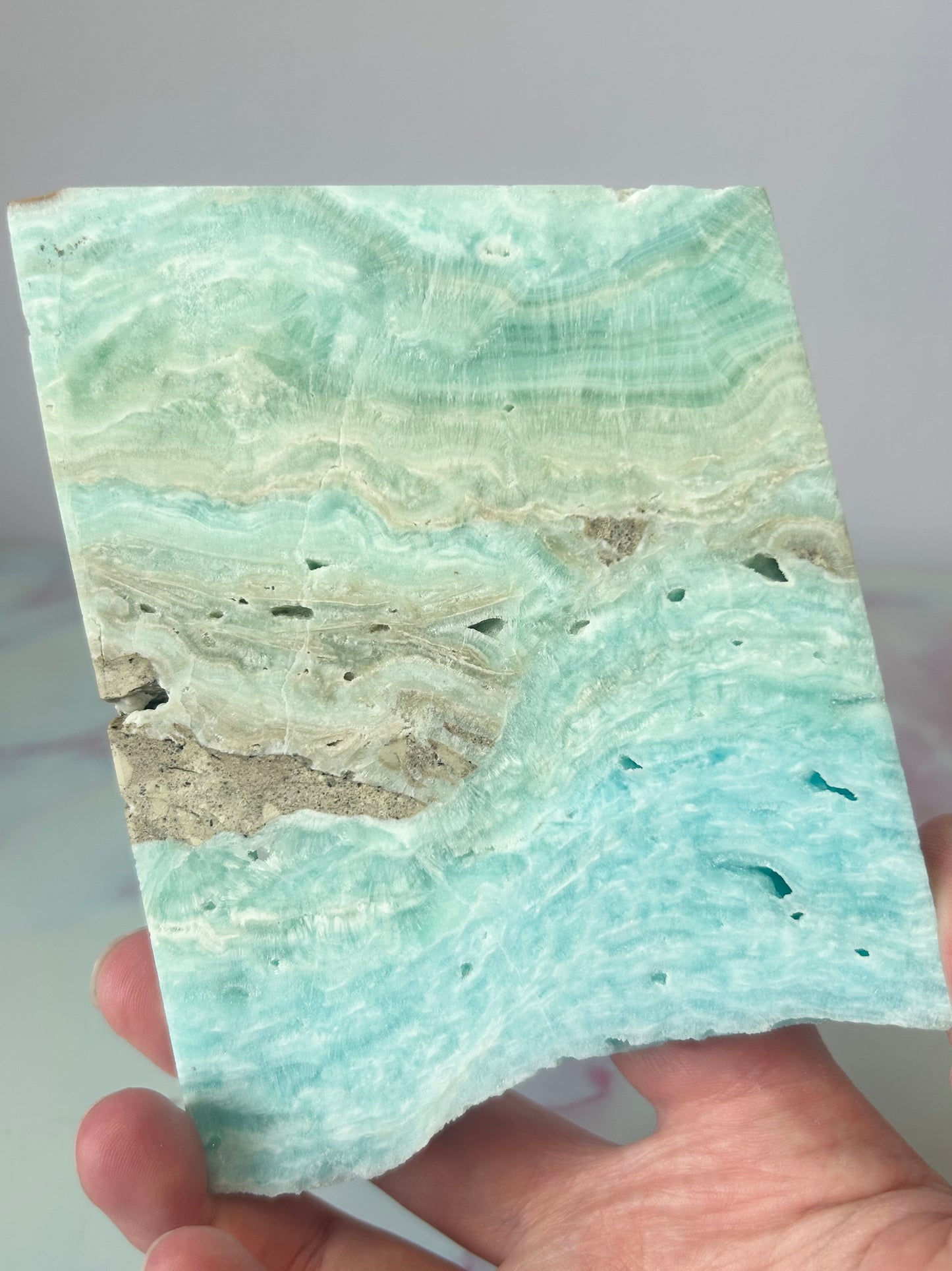 Hemimorphite Slab B
